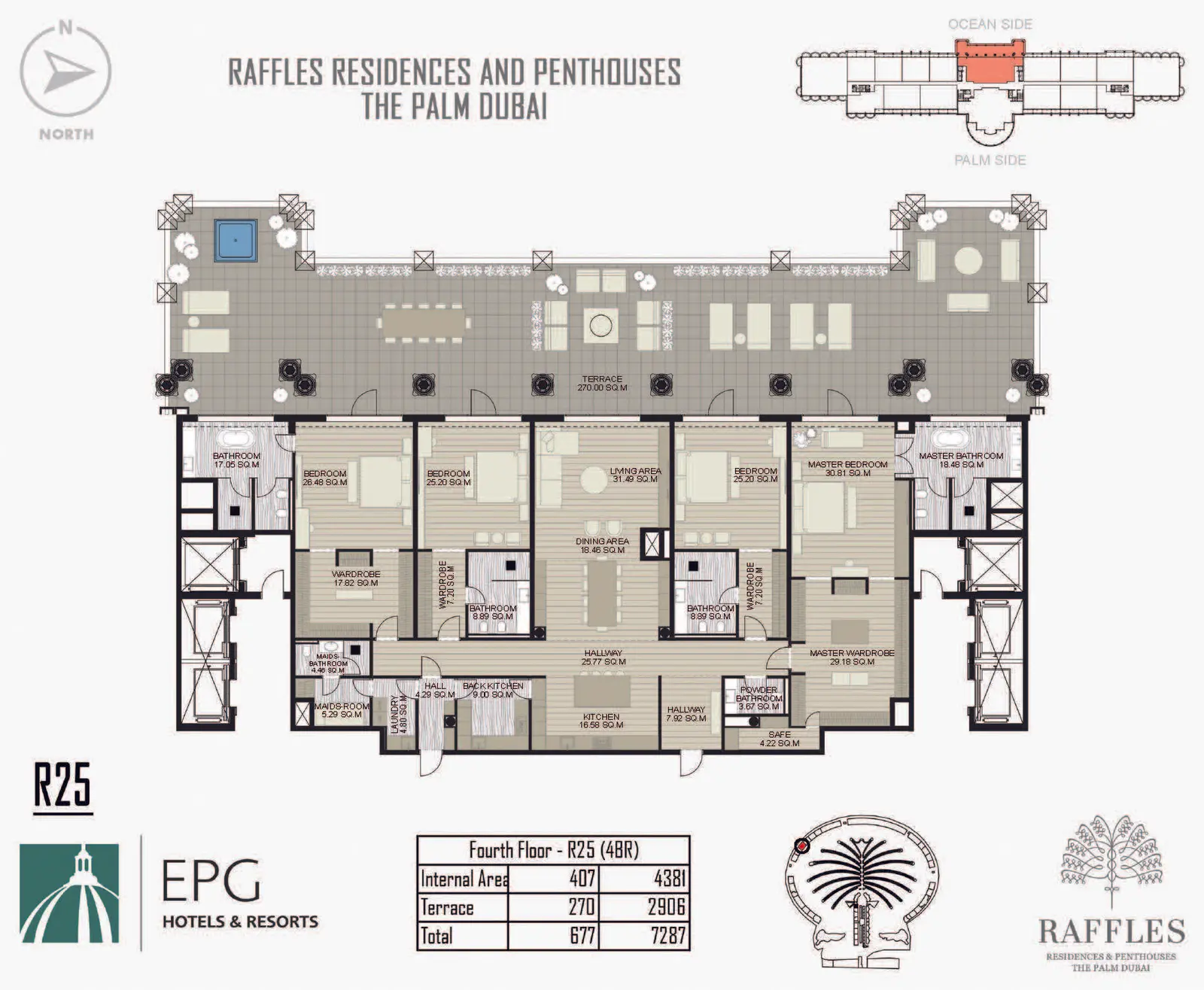 Floor plan for Type R25