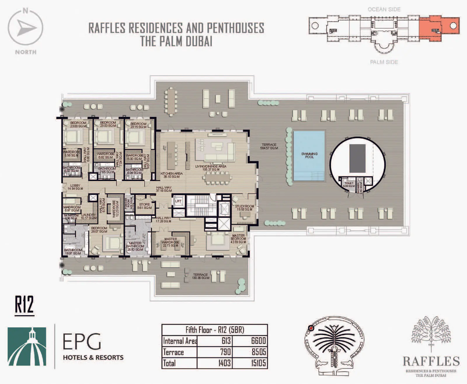 Floor plan for Type R12