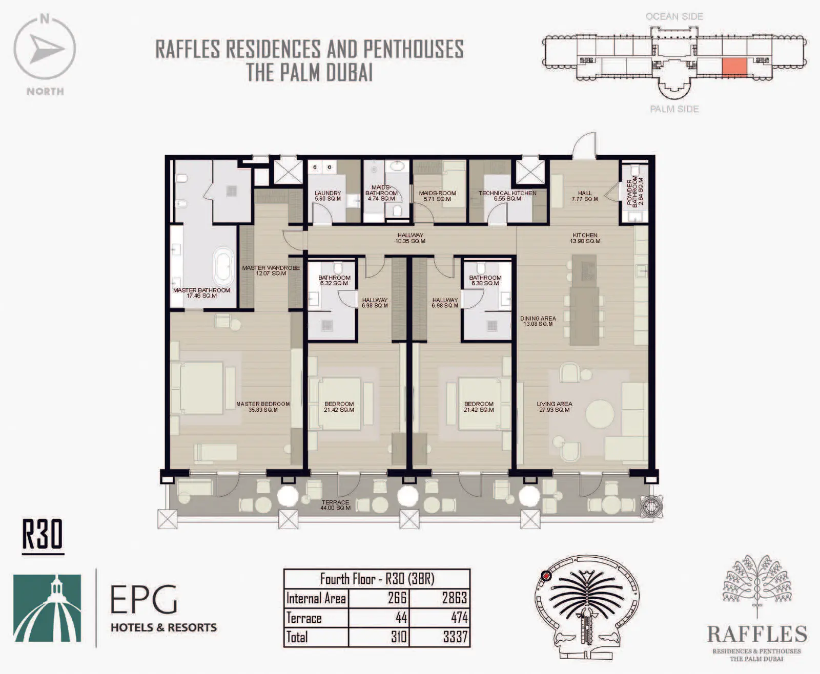 Floor plan for Type R30