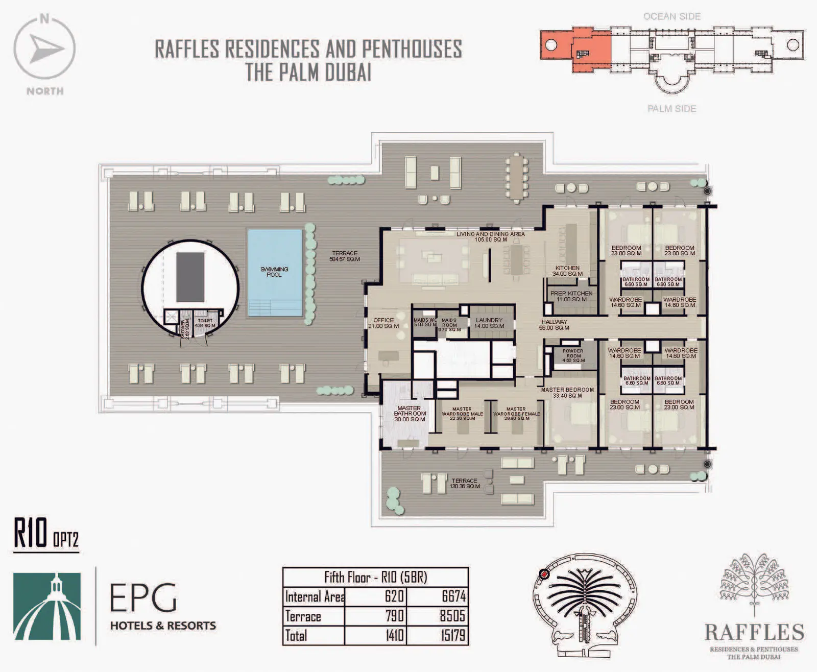 Floor plan for Type R10A