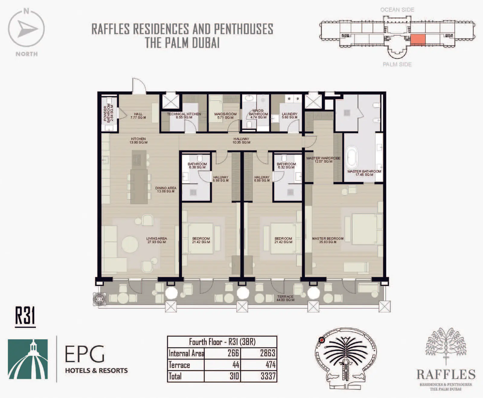 Floor plan for Type R31