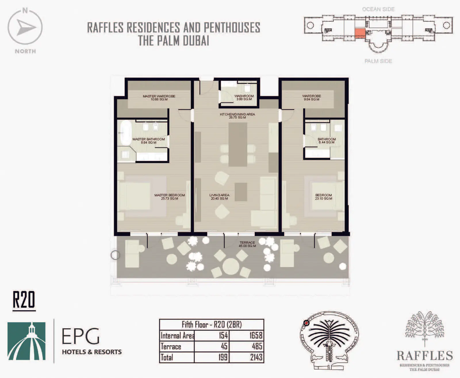 Floor plan for Type R20