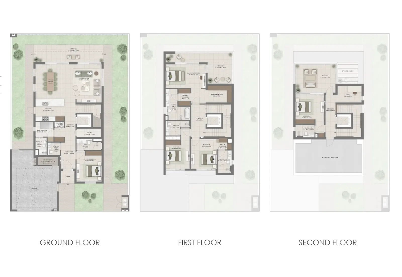 Floor plan for Type F