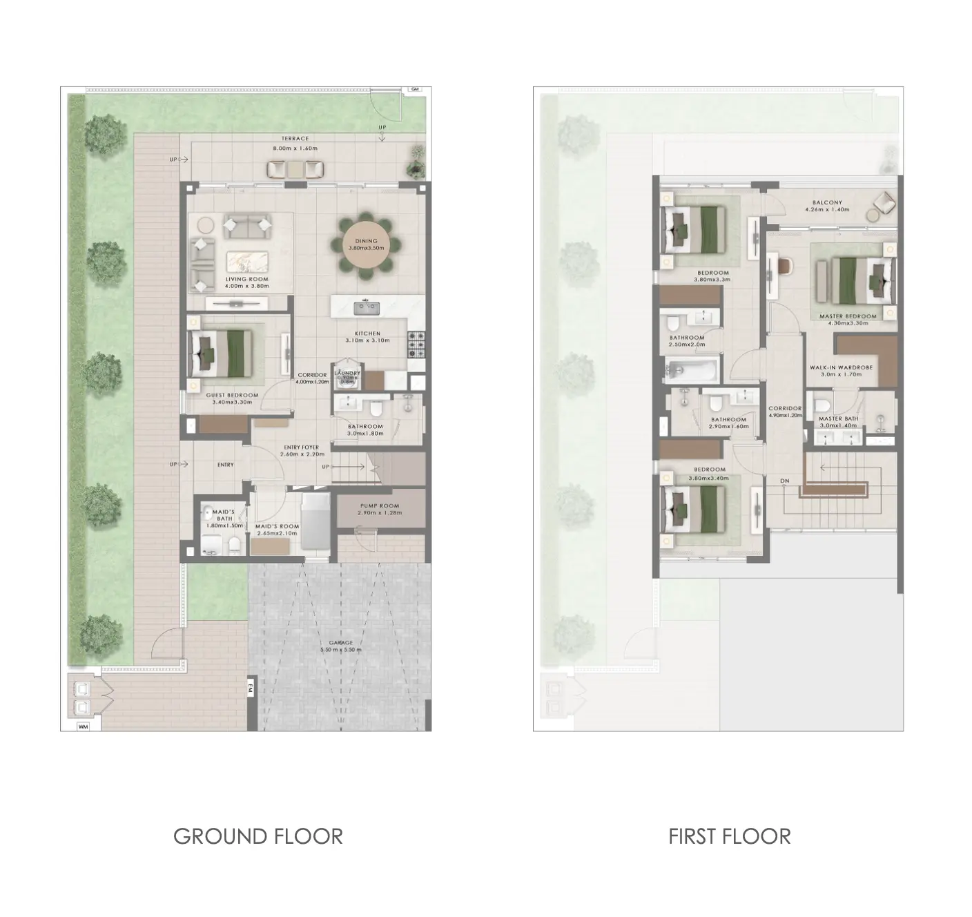 Floor plan for Type A