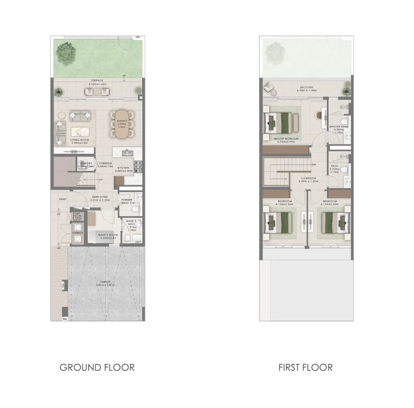 Floor plan for Type A