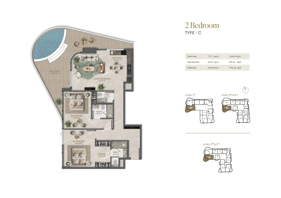 Floor plan for Type C