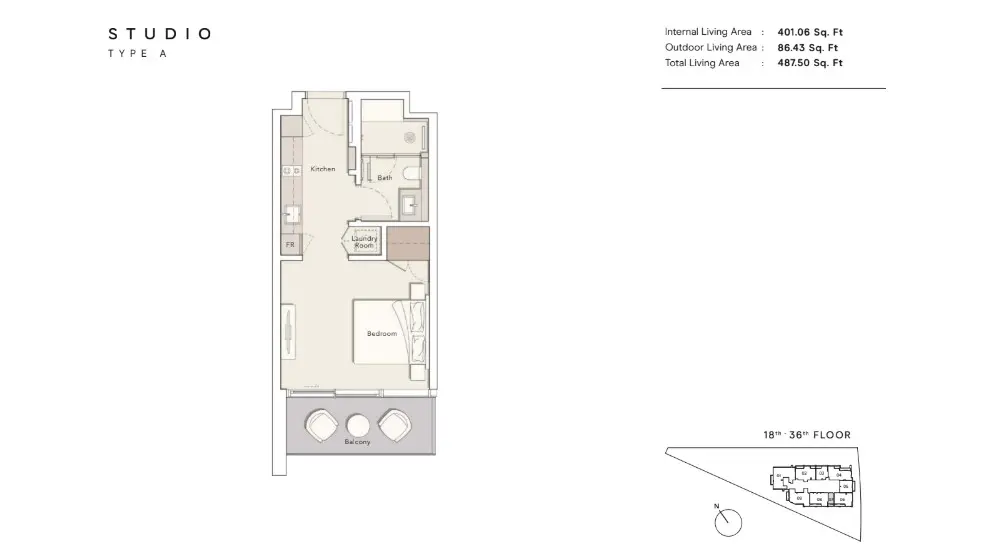 Floor plan for Type A