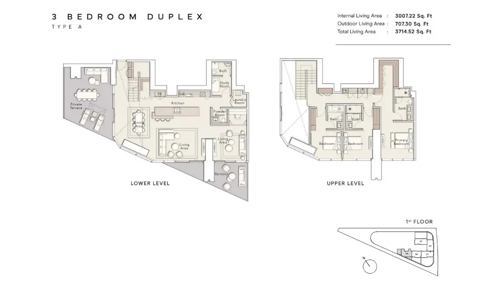 Floor plan for Type A