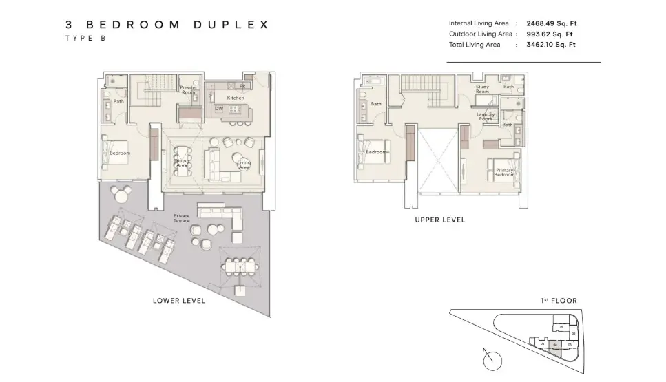 Floor plan for Type B