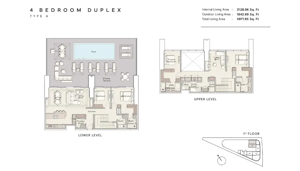 Floor plan for Type A