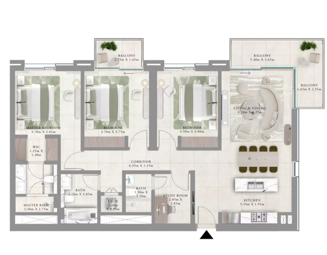 Floor plan for Type C