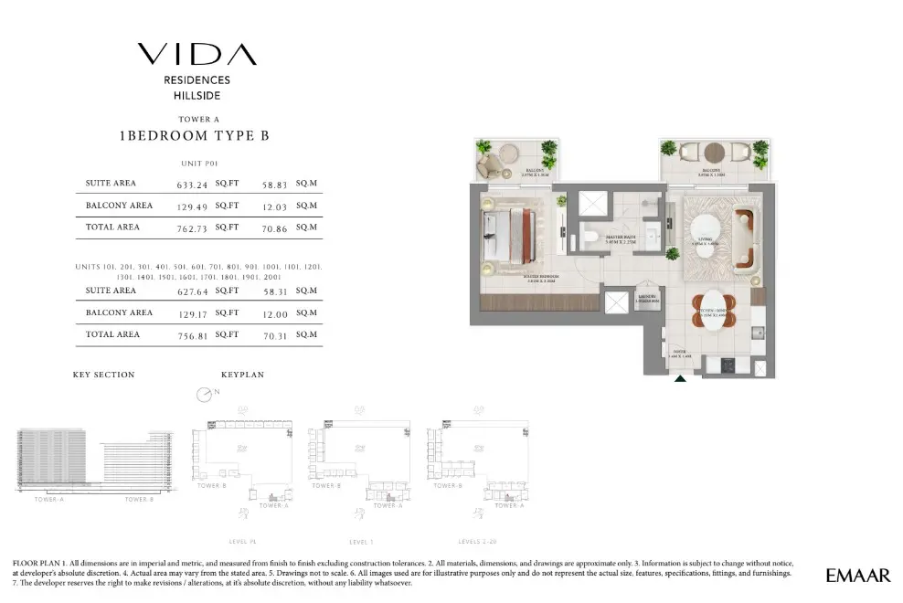 Floor plan for Type B