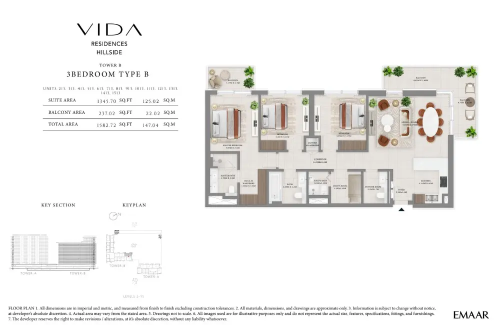 Floor plan for Type B