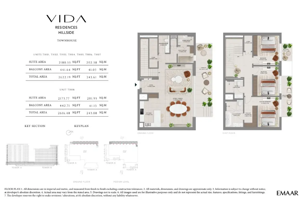 Floor plan for Type 1