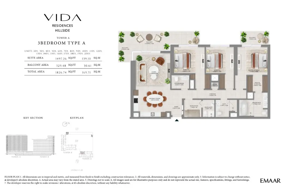 Floor plan for Type A