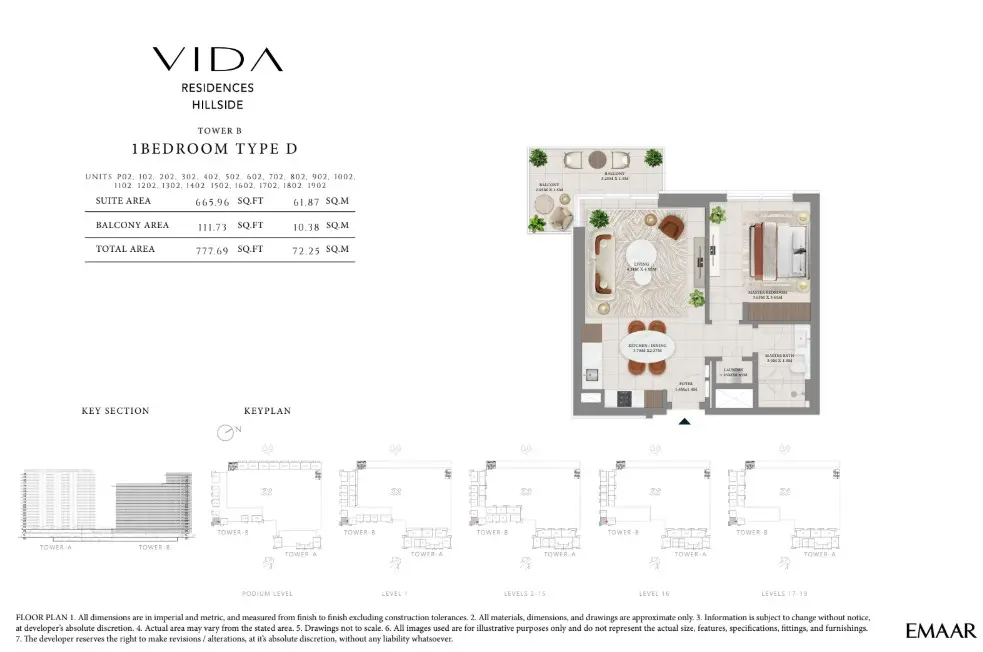 Floor plan for Type D