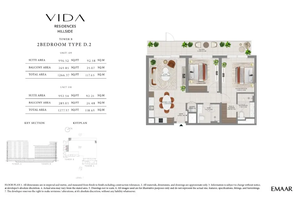 Floor plan for Type D.2