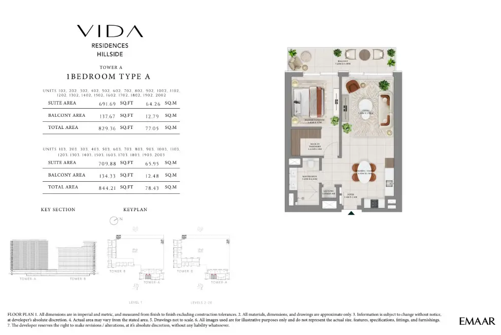 Floor plan for Type A