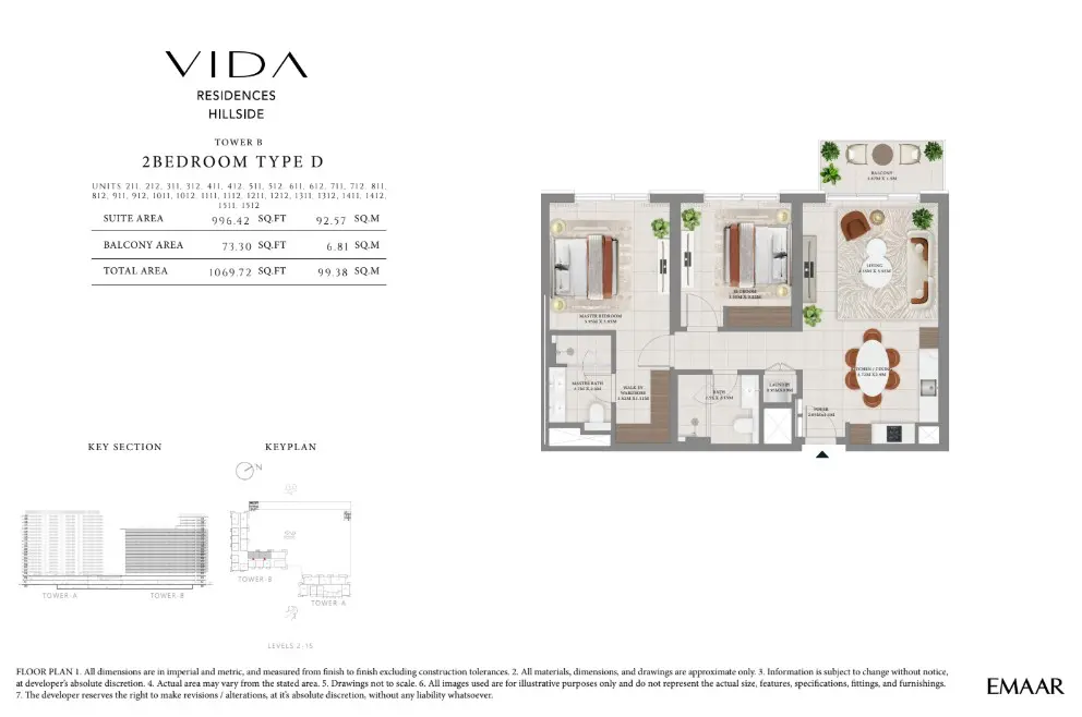 Floor plan for Type D