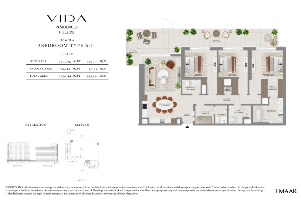 Floor plan for Type A.1