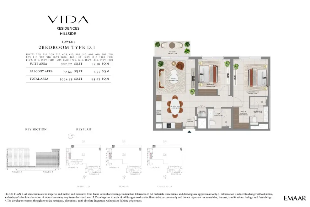 Floor plan for Type D.1