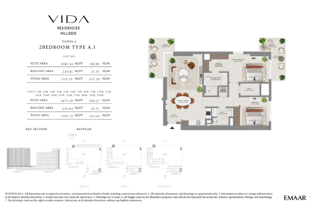 Floor plan for Type A.1