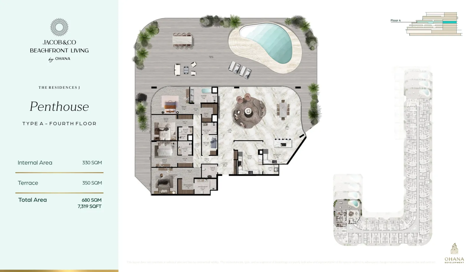 Floor plan for Type A4