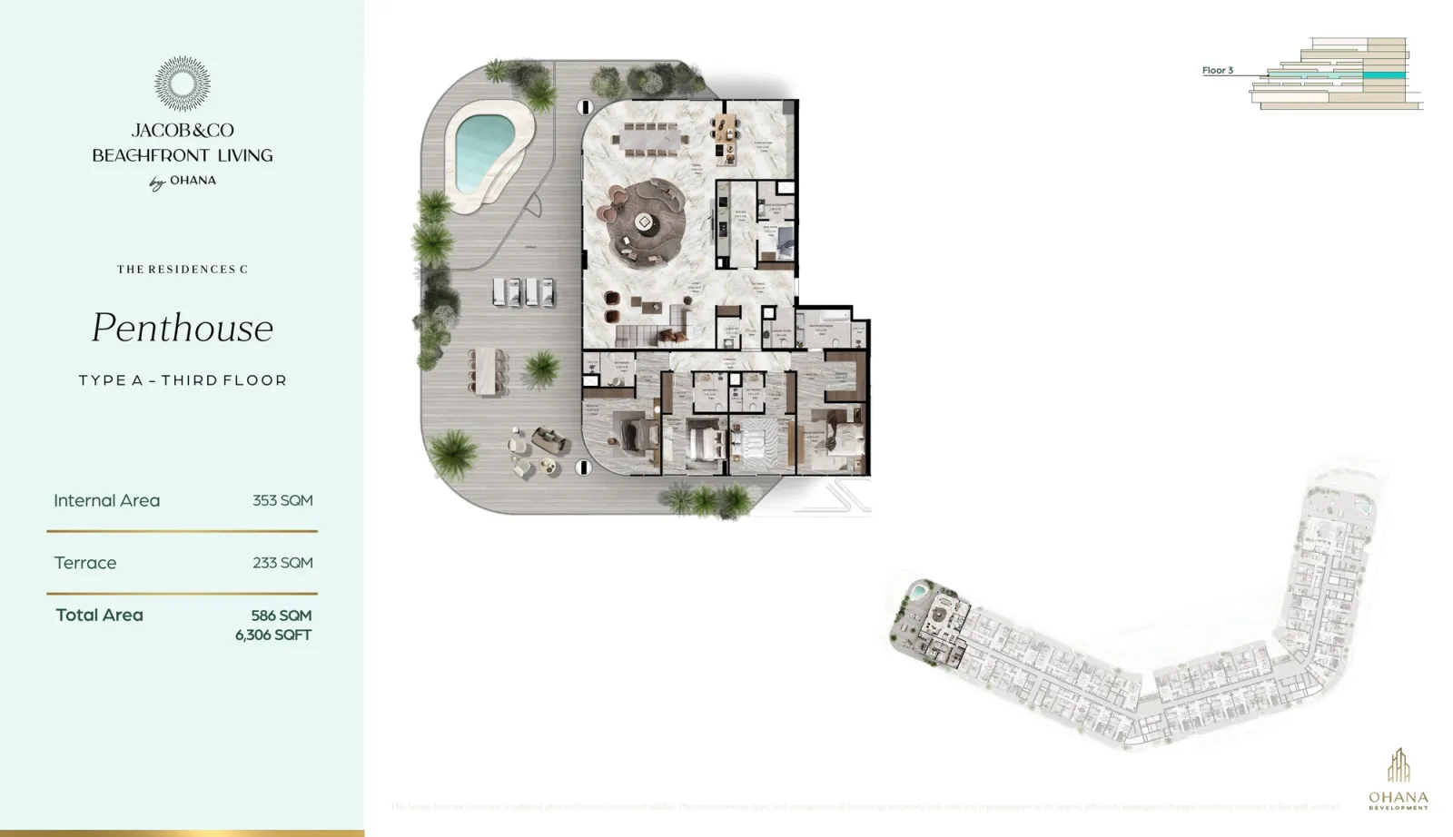 Floor plan for Type A3