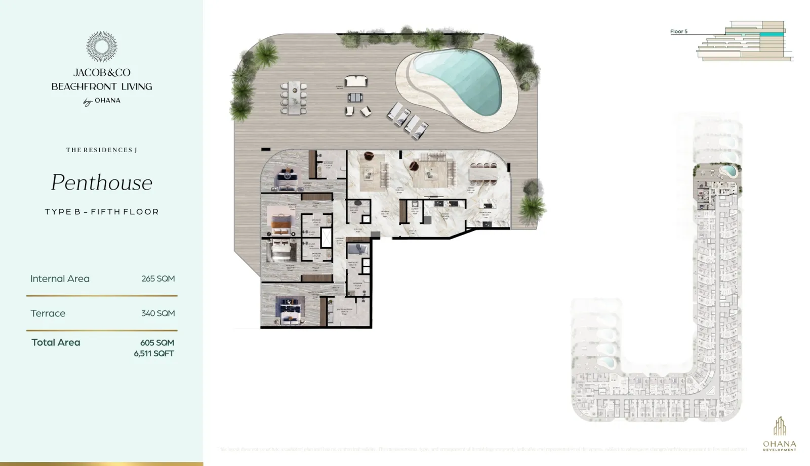 Floor plan for Type B5