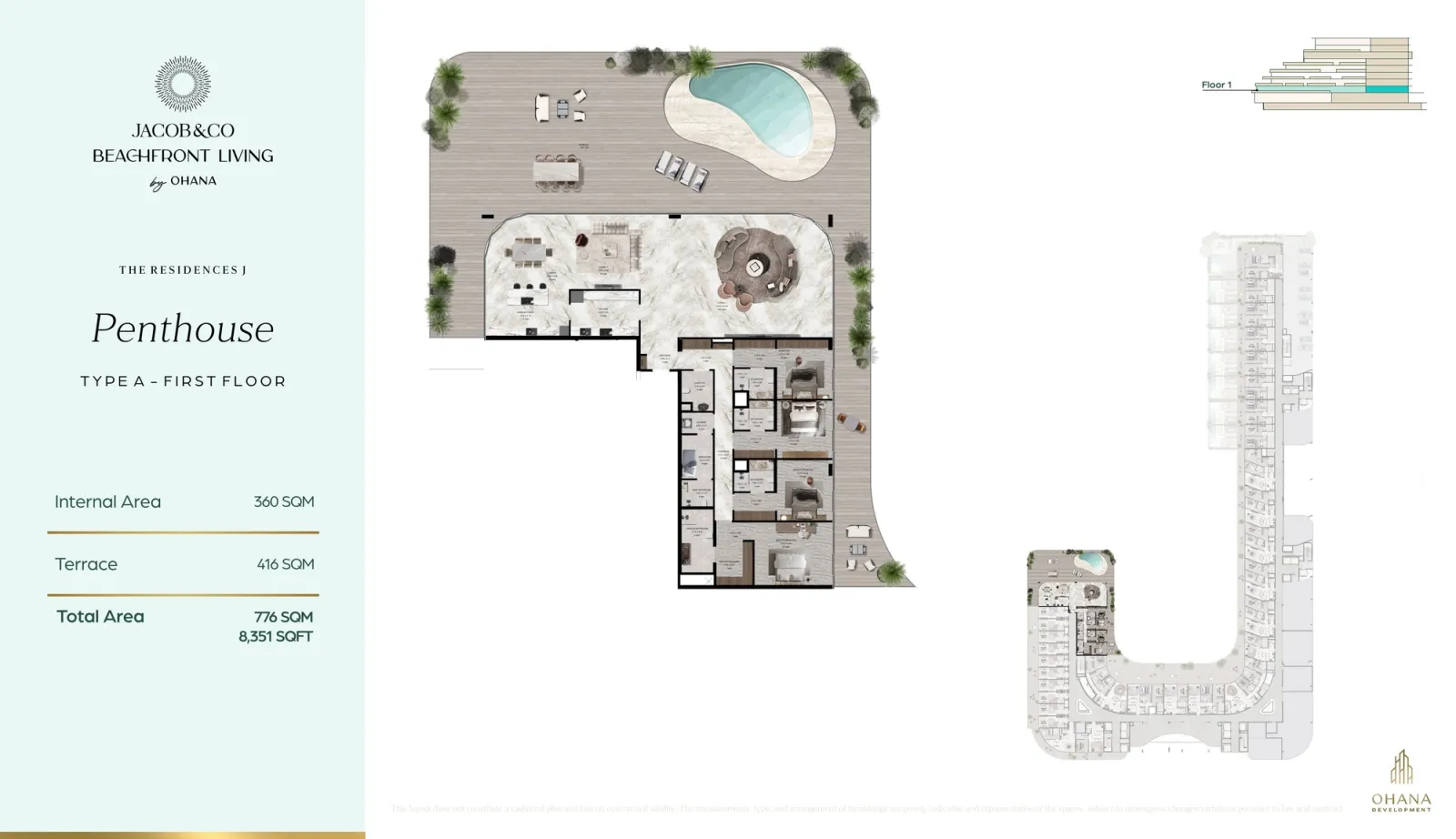 Floor plan for Type A1
