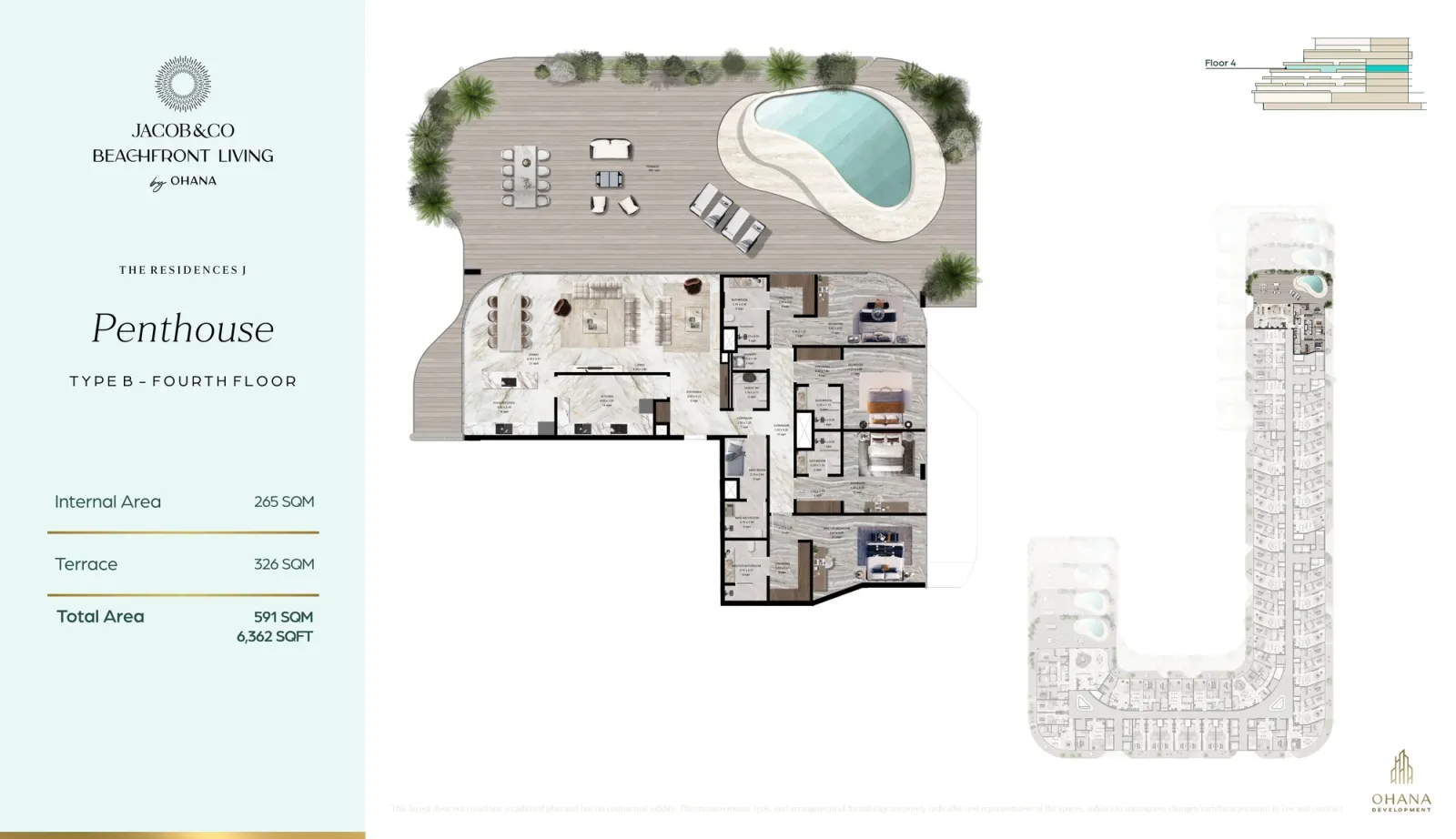 Floor plan for Type B4