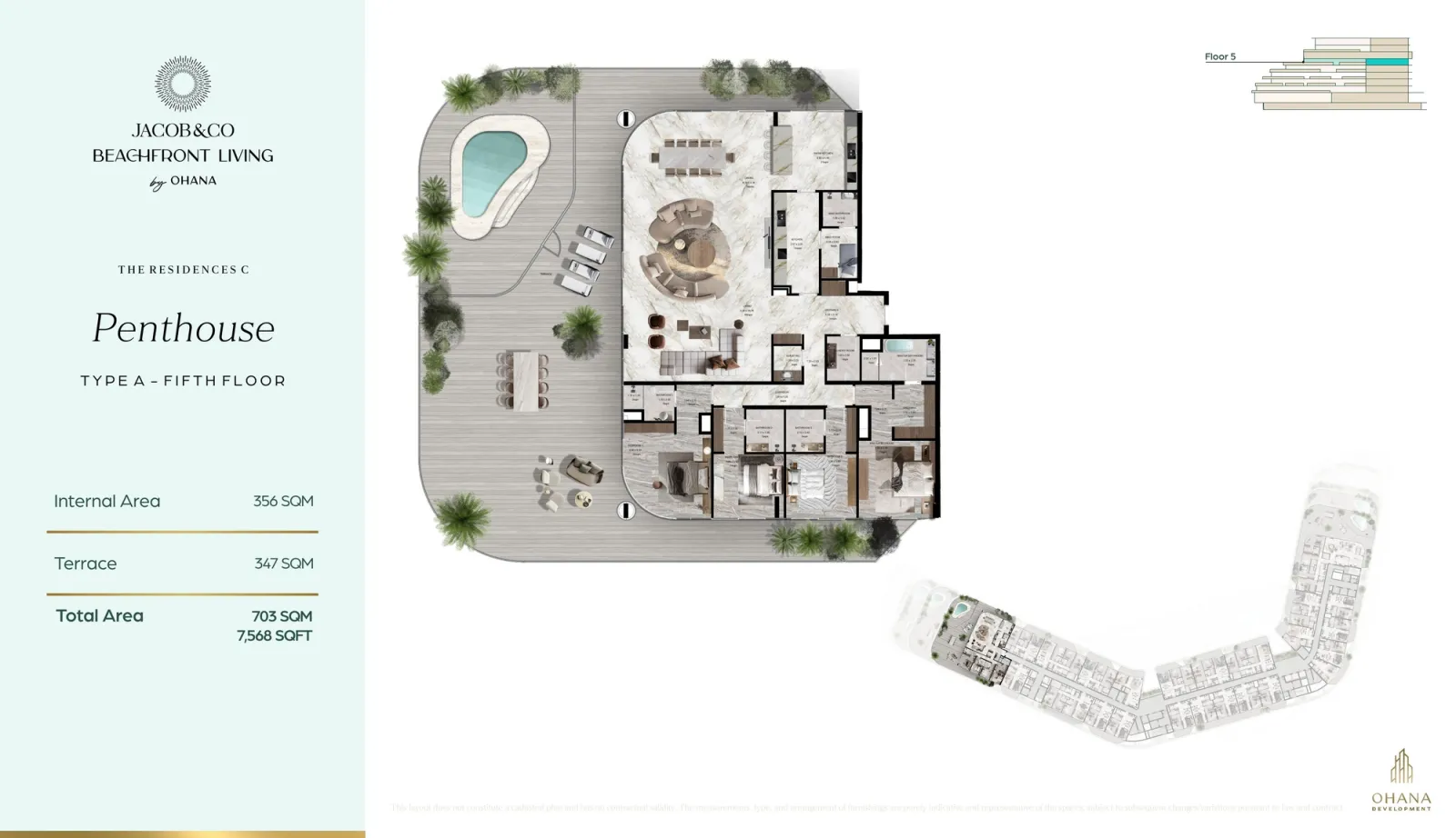 Floor plan for Type A5