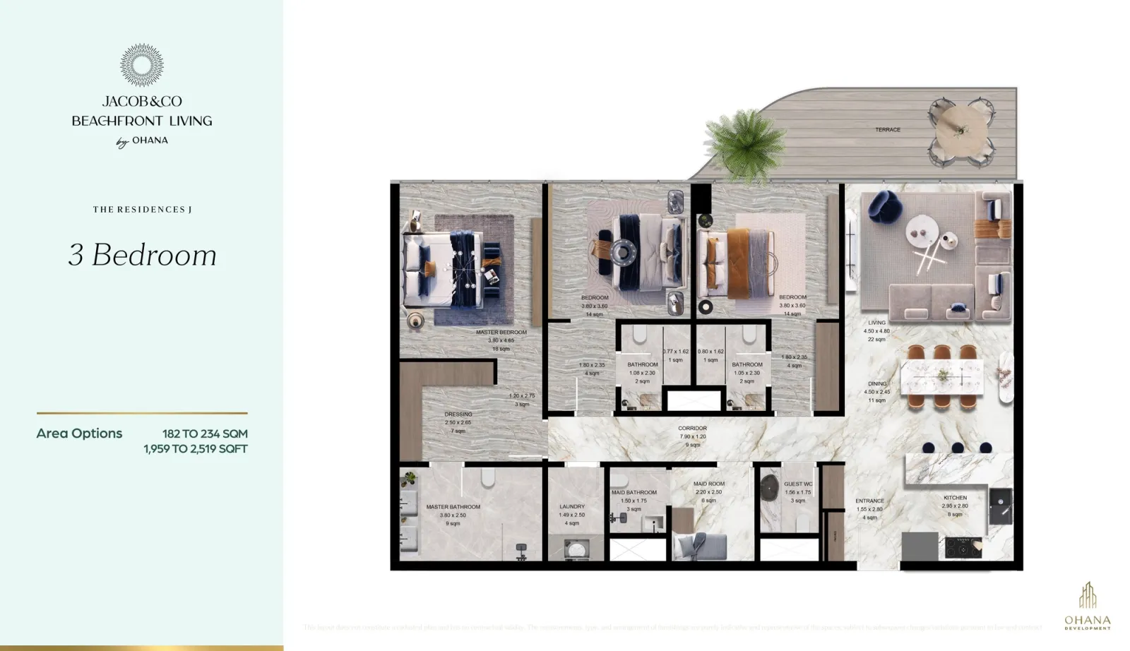 Floor plan for Type A