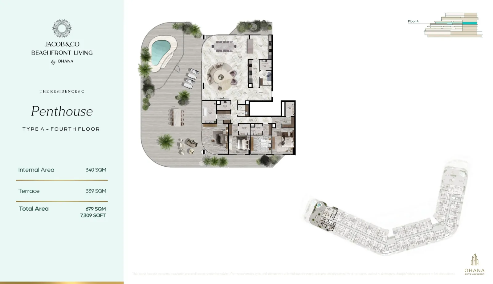 Floor plan for Type A4