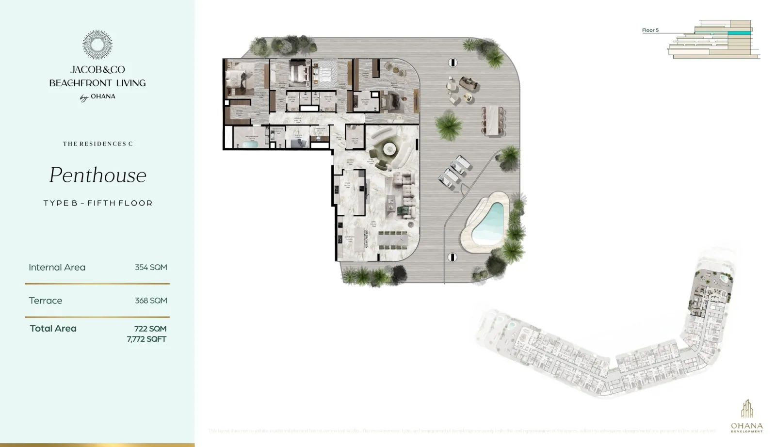 Floor plan for Type B5