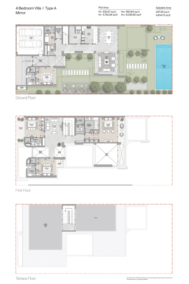 Floor plan for Type A