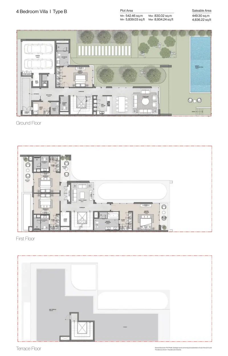 Floor plan for Type B