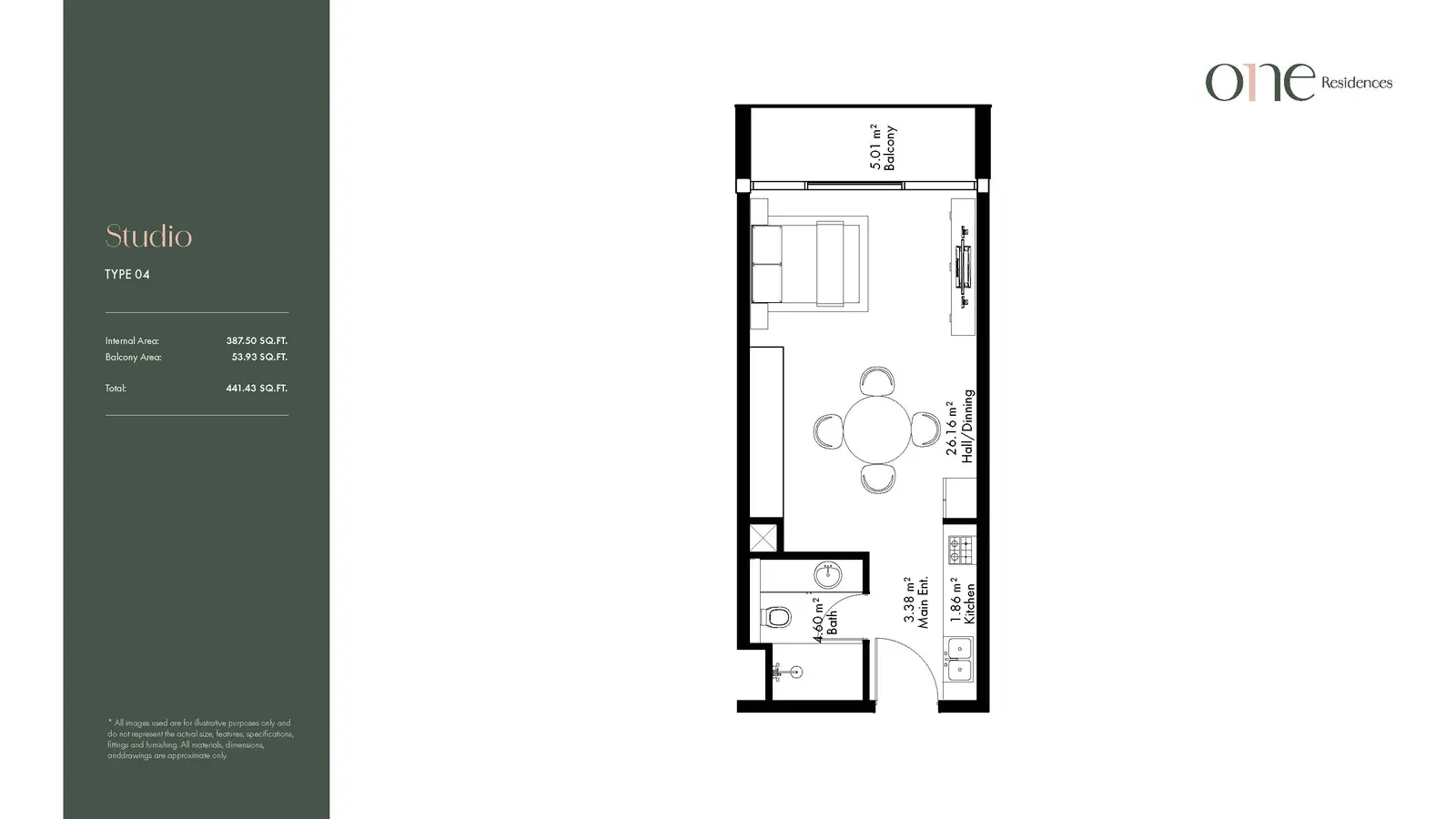 Floor plan for Type 04
