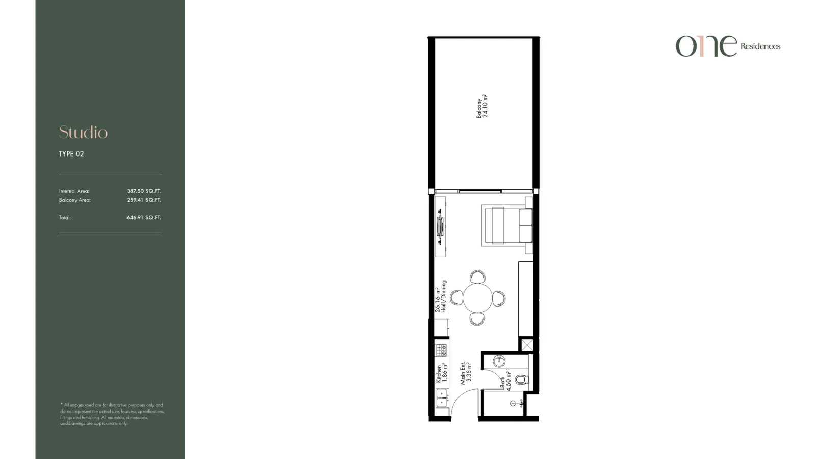 Floor plan for Type 02
