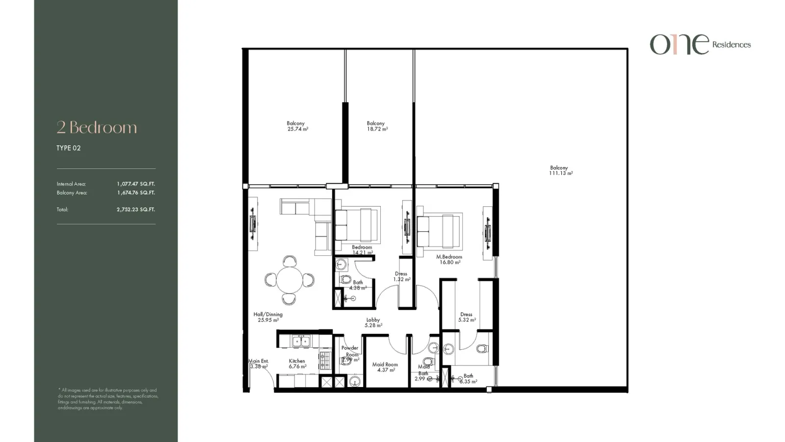 Floor plan for Type 02