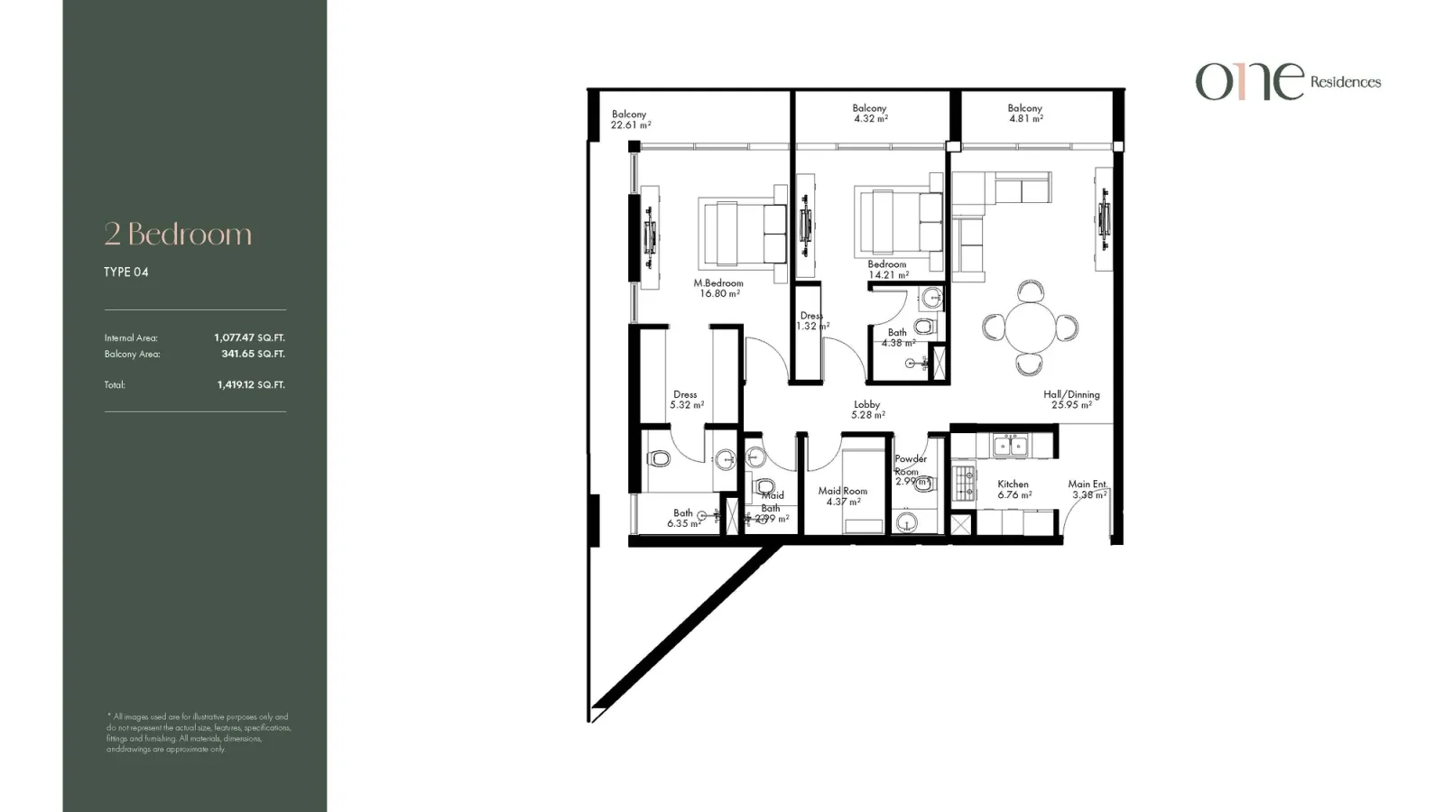 Floor plan for Type 04