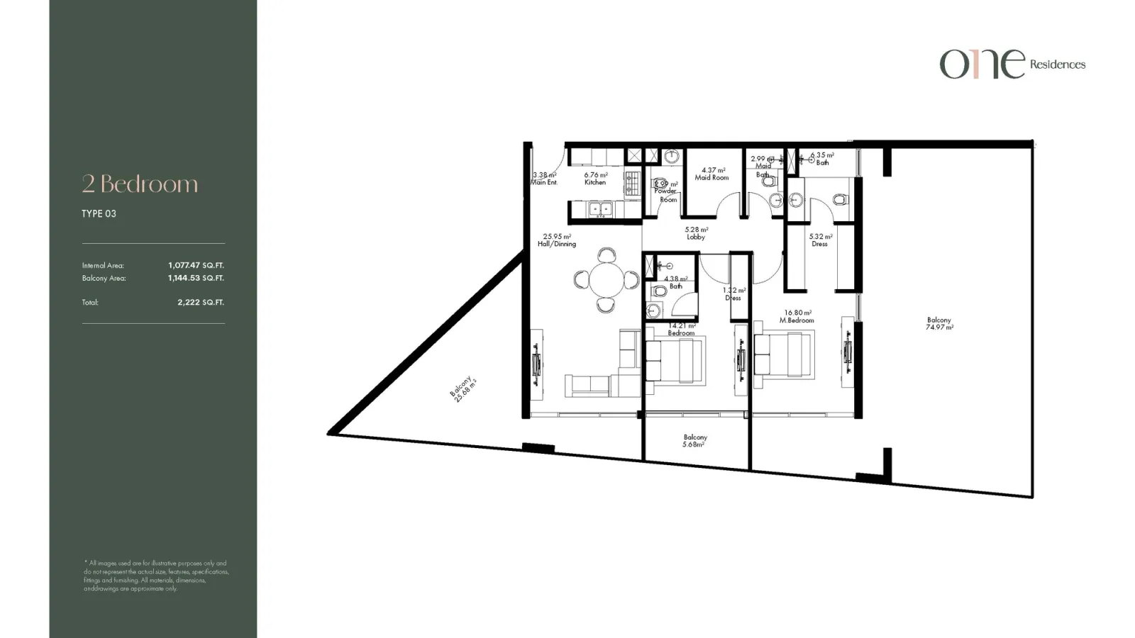 Floor plan for Type 03
