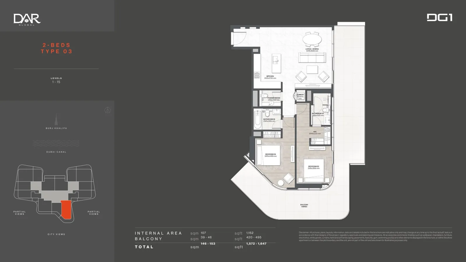 Floor plan for Type 03