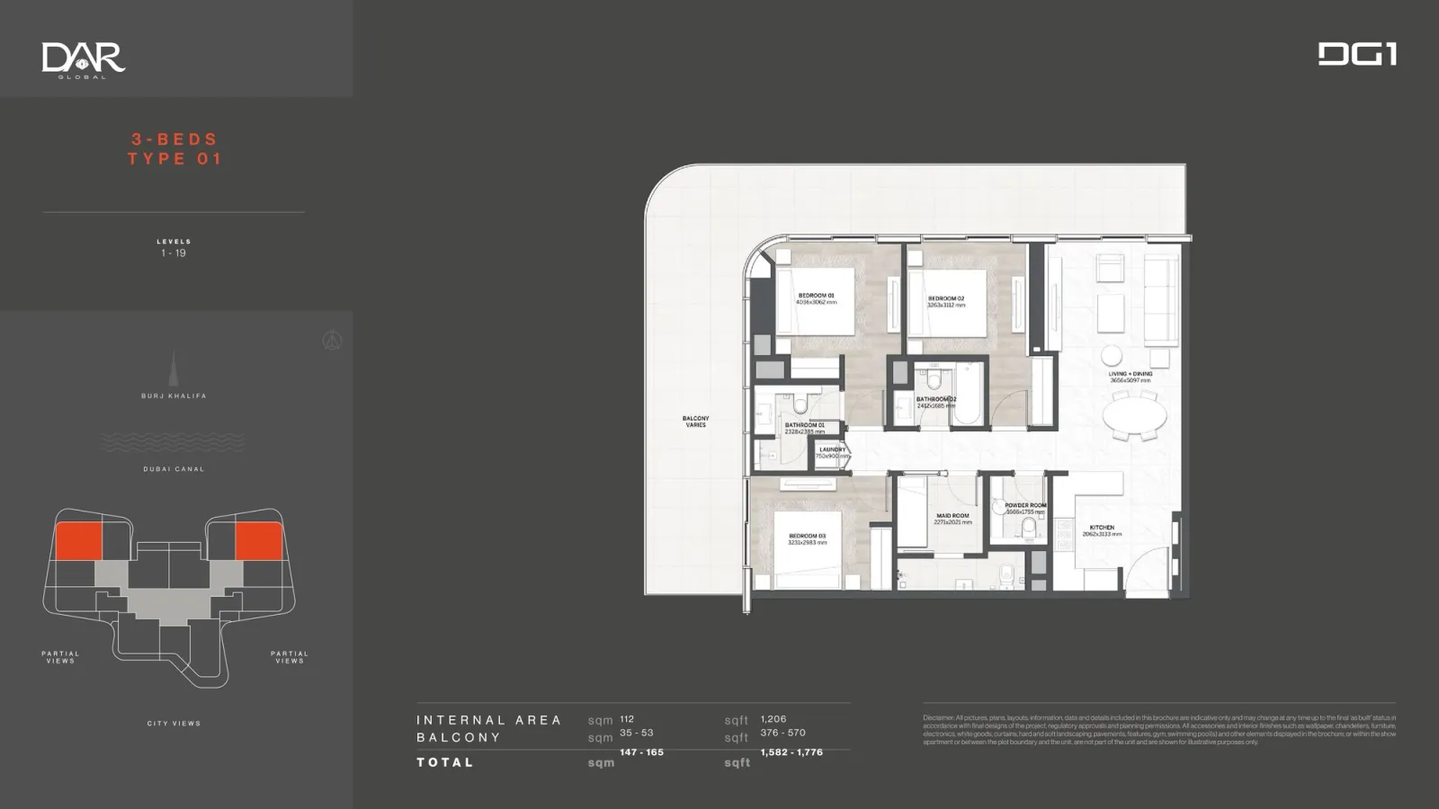 Floor plan for Type 01