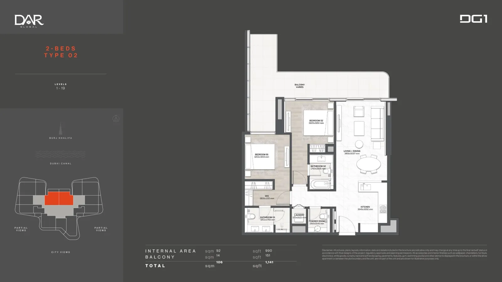 Floor plan for Type 02