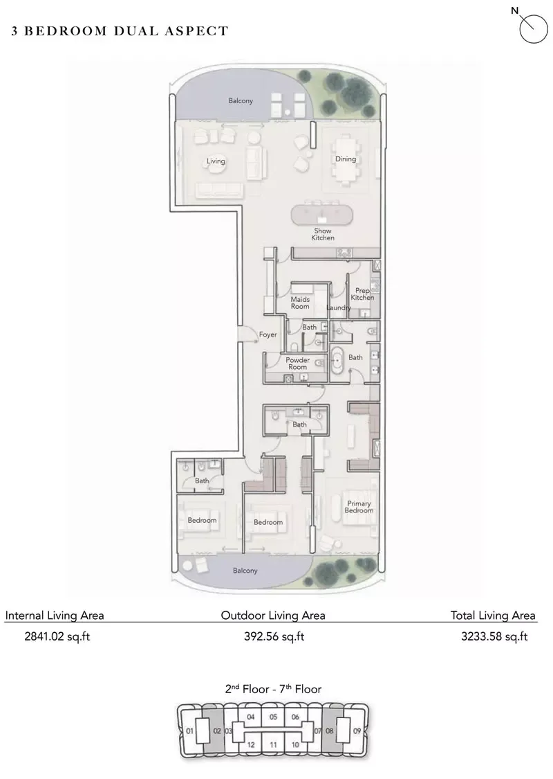 Floor plan for Type B