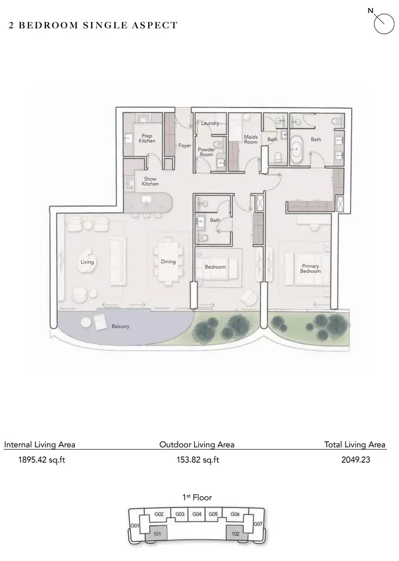 Floor plan for Type D