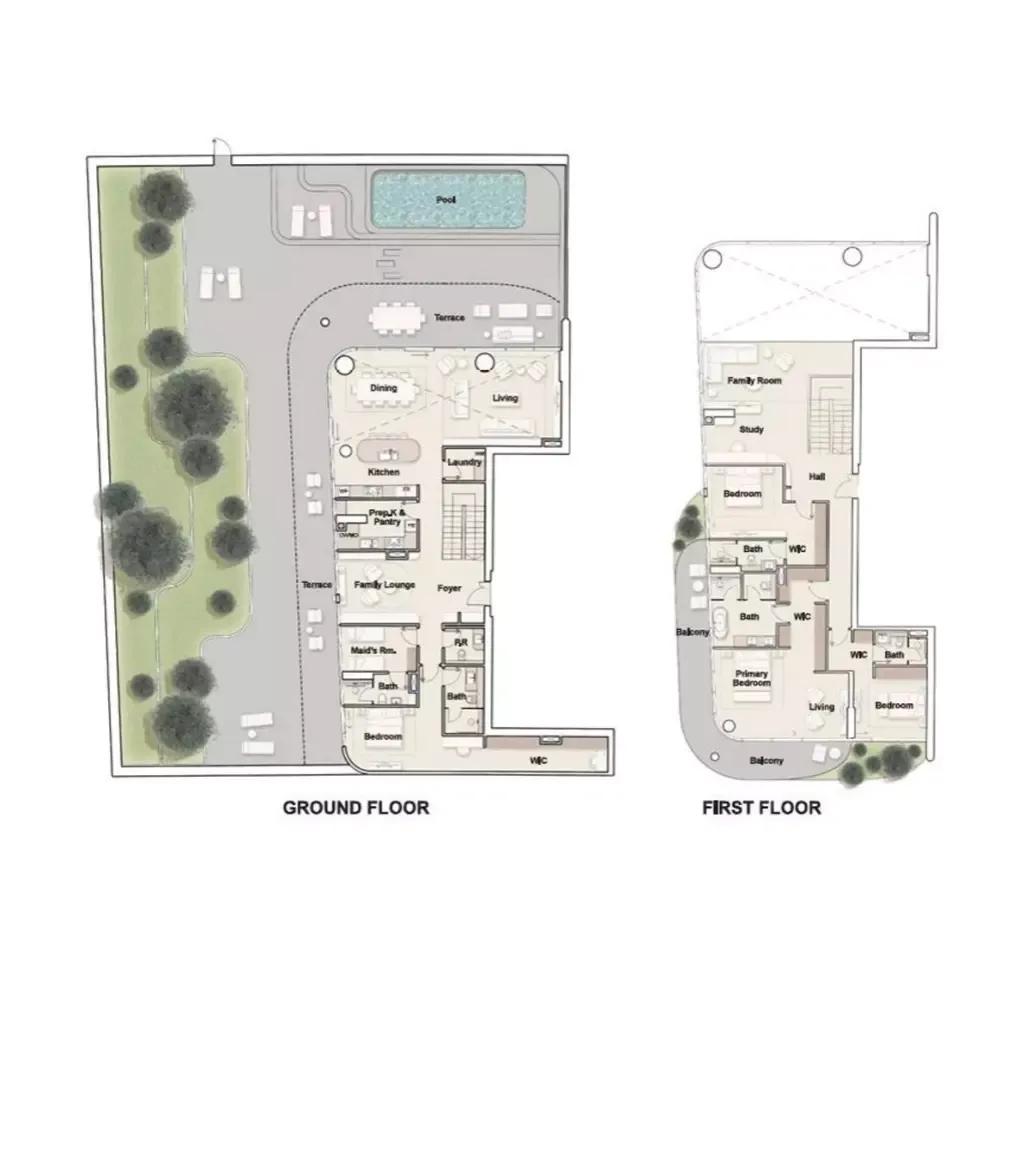 Floor plan for Type G01