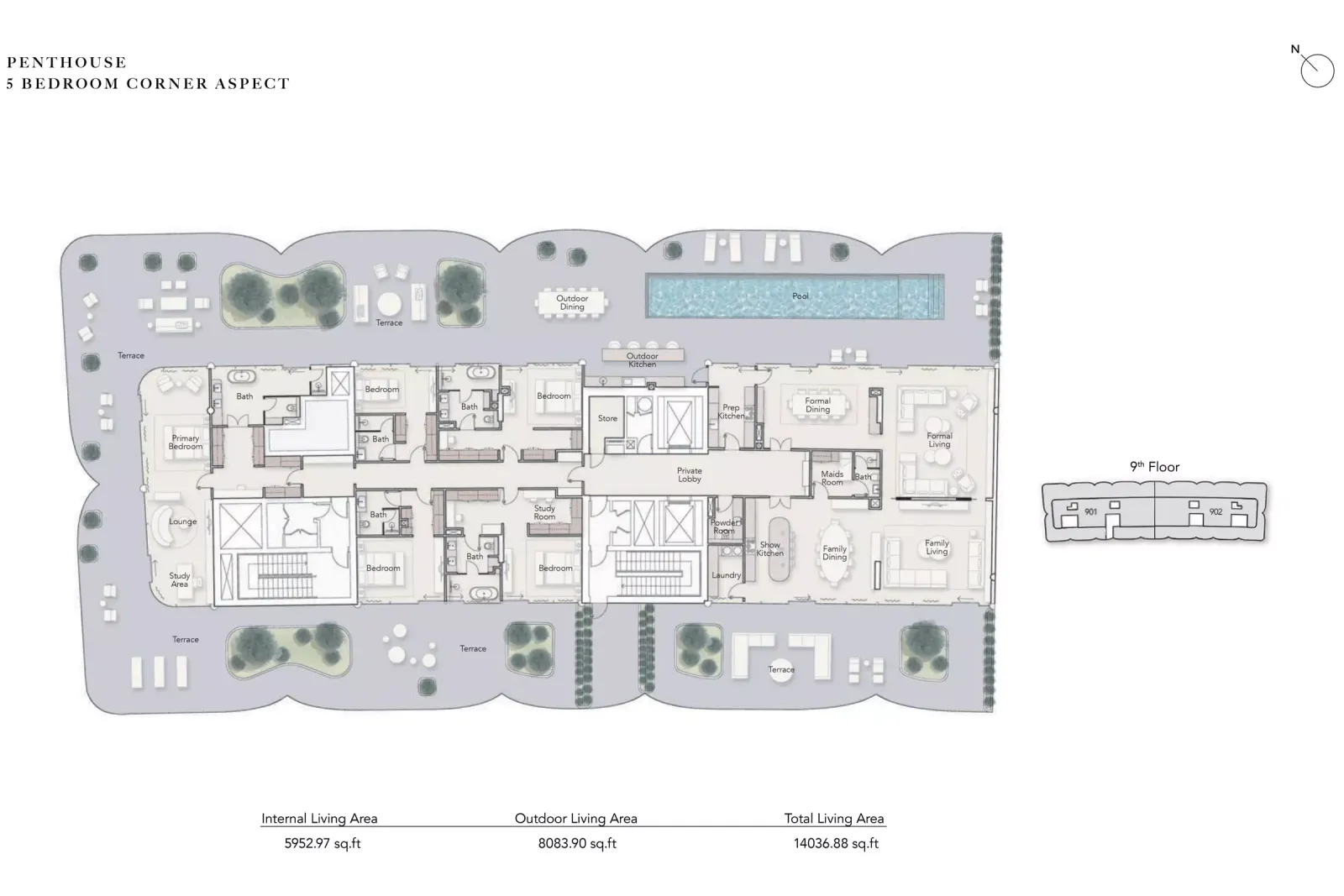 Floor plan for Type A