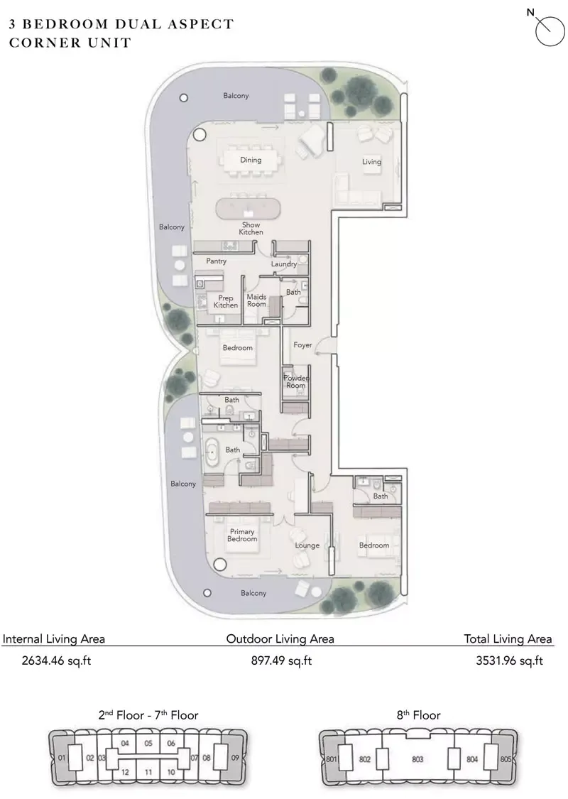 Floor plan for Type A